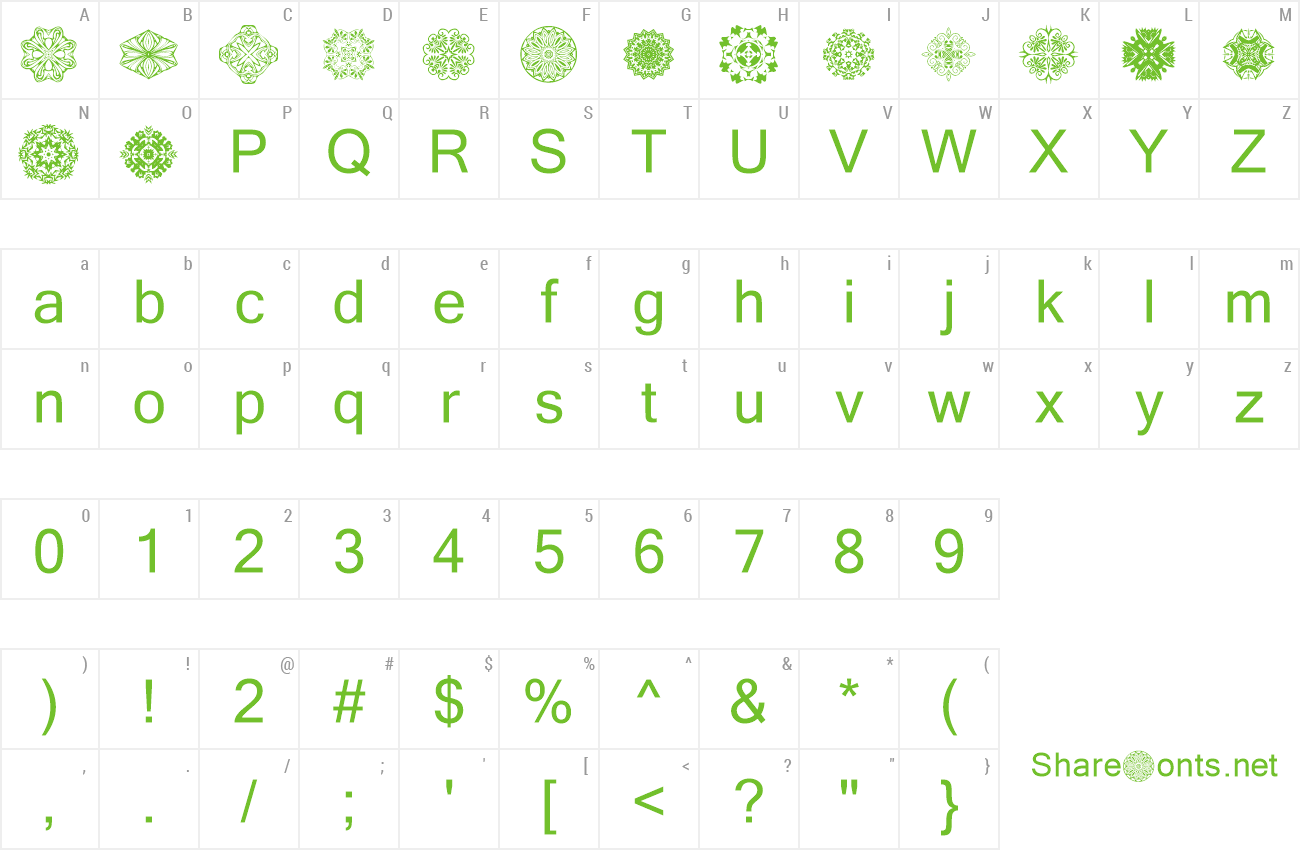 Font DLDesignsFour preview