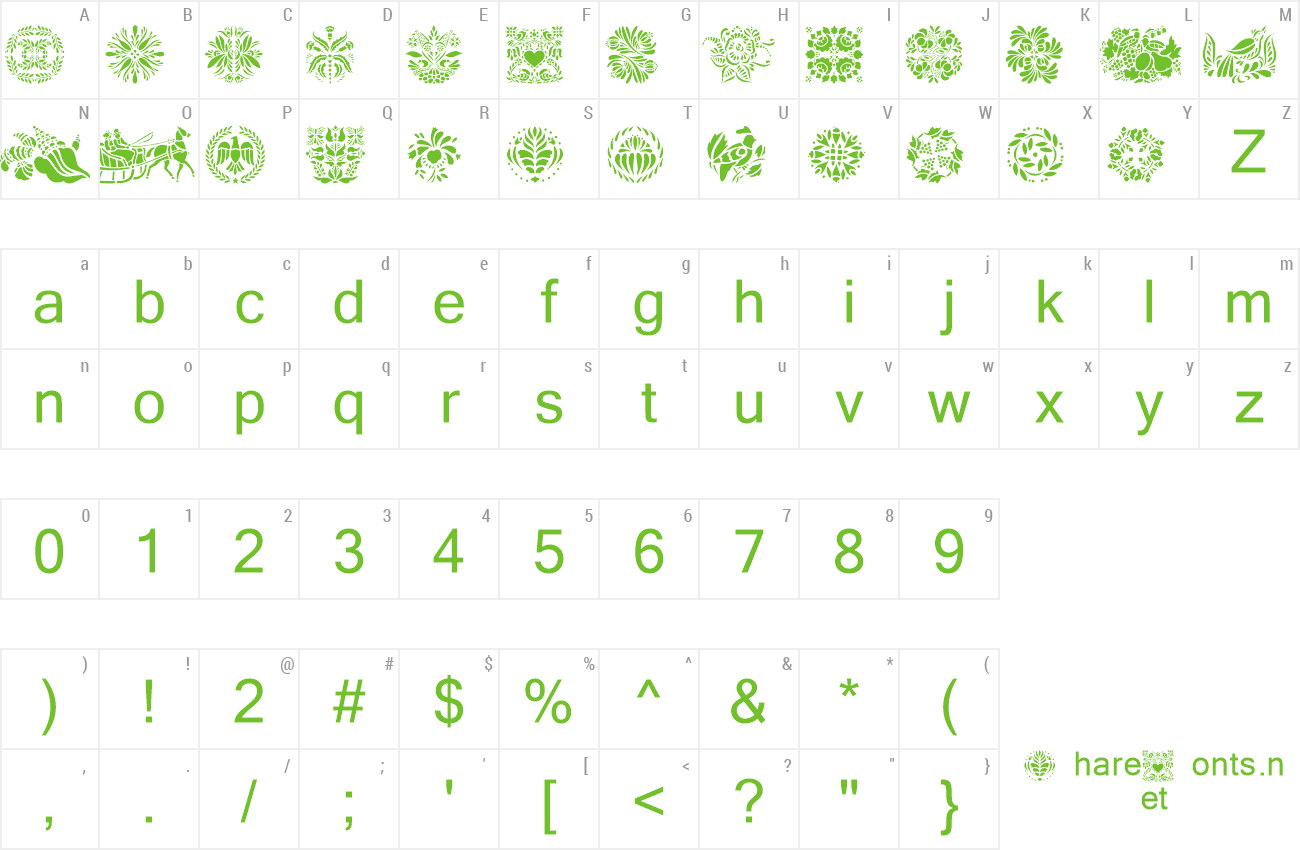 Font Folk Art preview