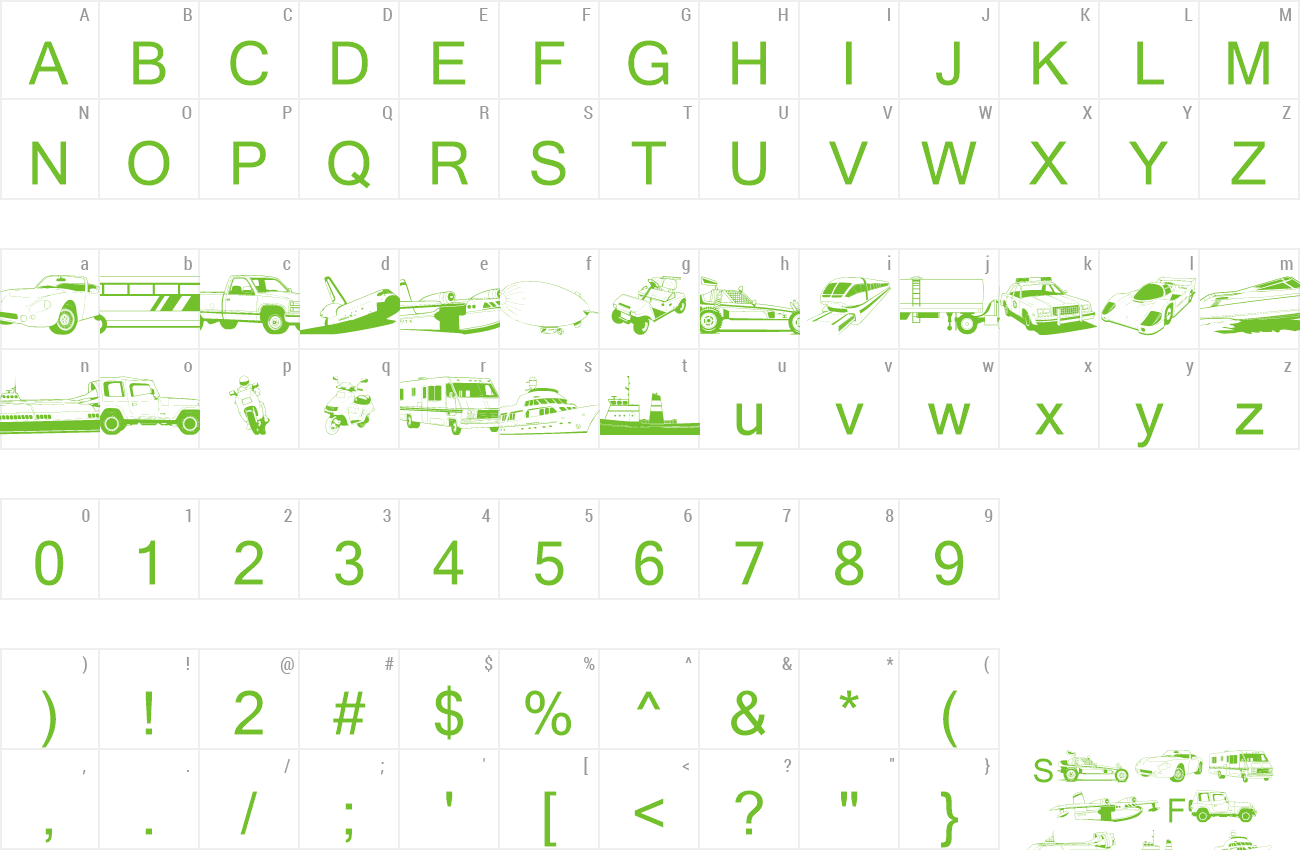 Font GE Zoom preview