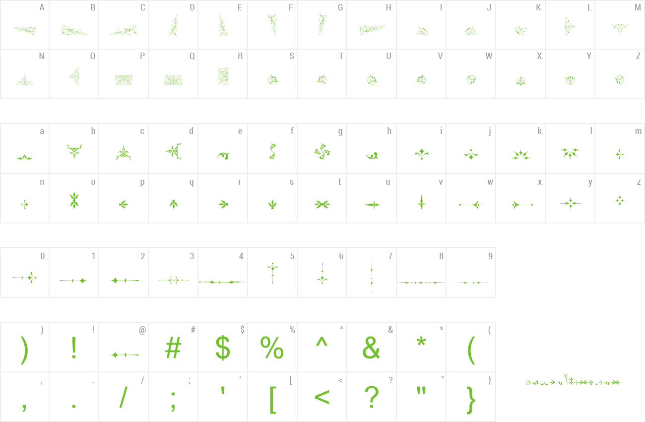 Soft Ornaments Five Font download free