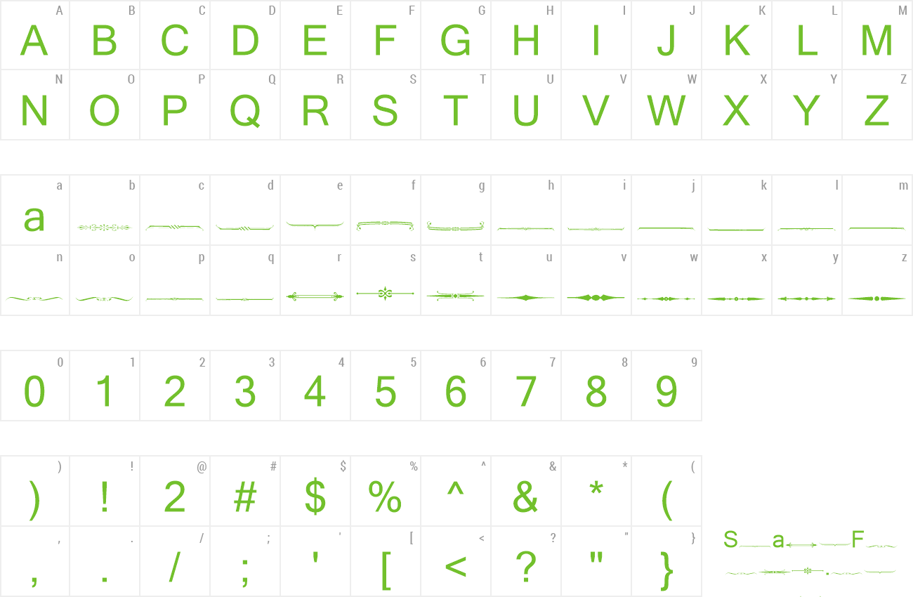 Font Sughayer Separates 6 preview