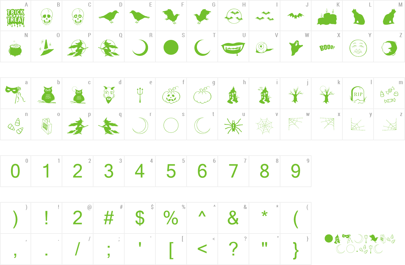 Font Trick or Treat 2 preview