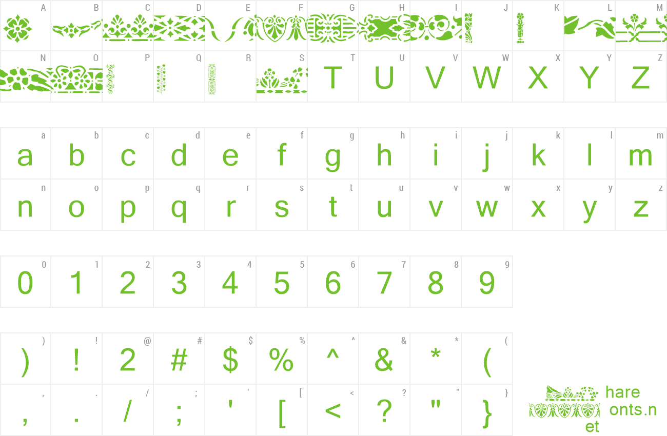 Font Victorian Designs Two preview