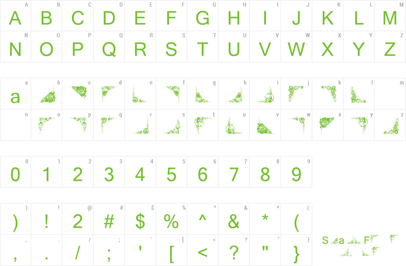 Font Vintage Decorative Corners 27 preview