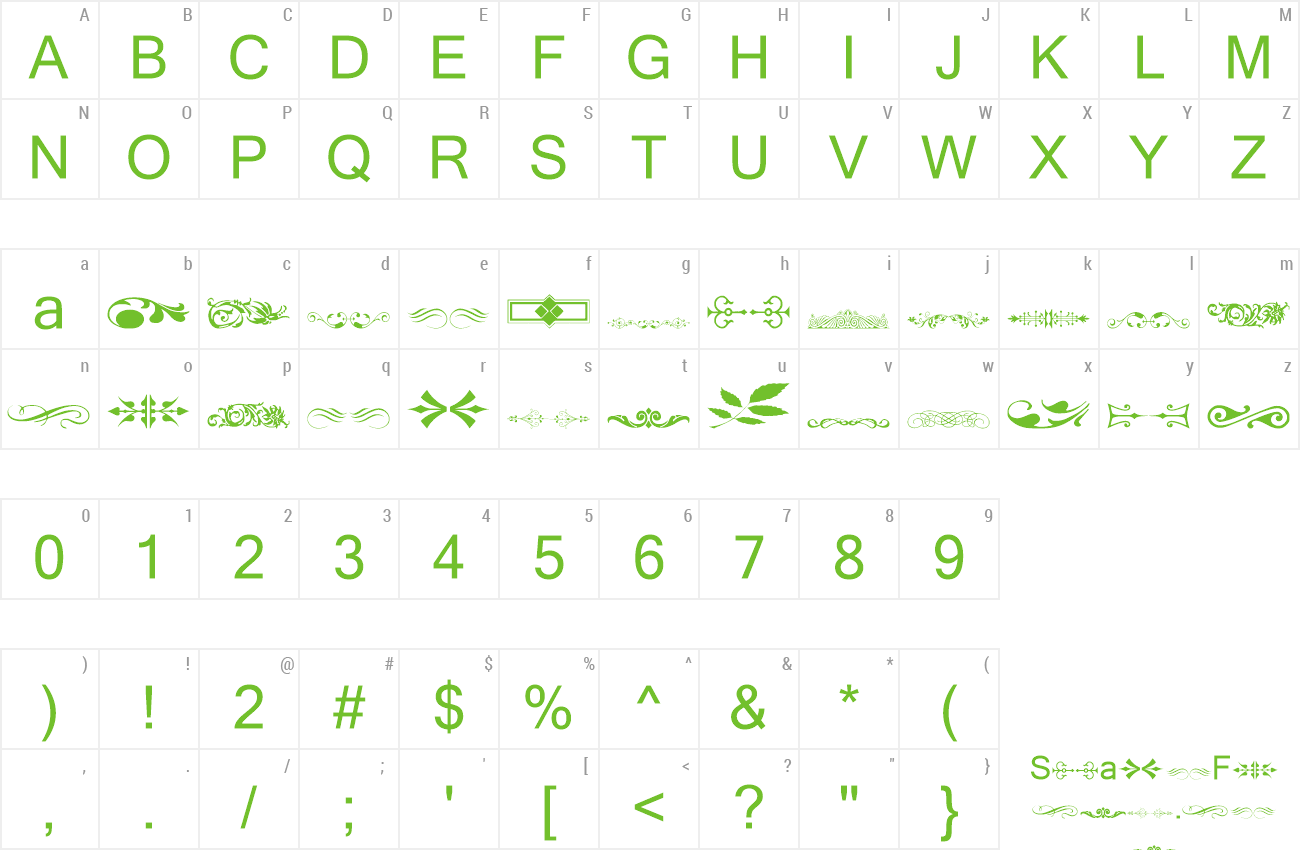 Font Vintage Decorative Signs 11 preview