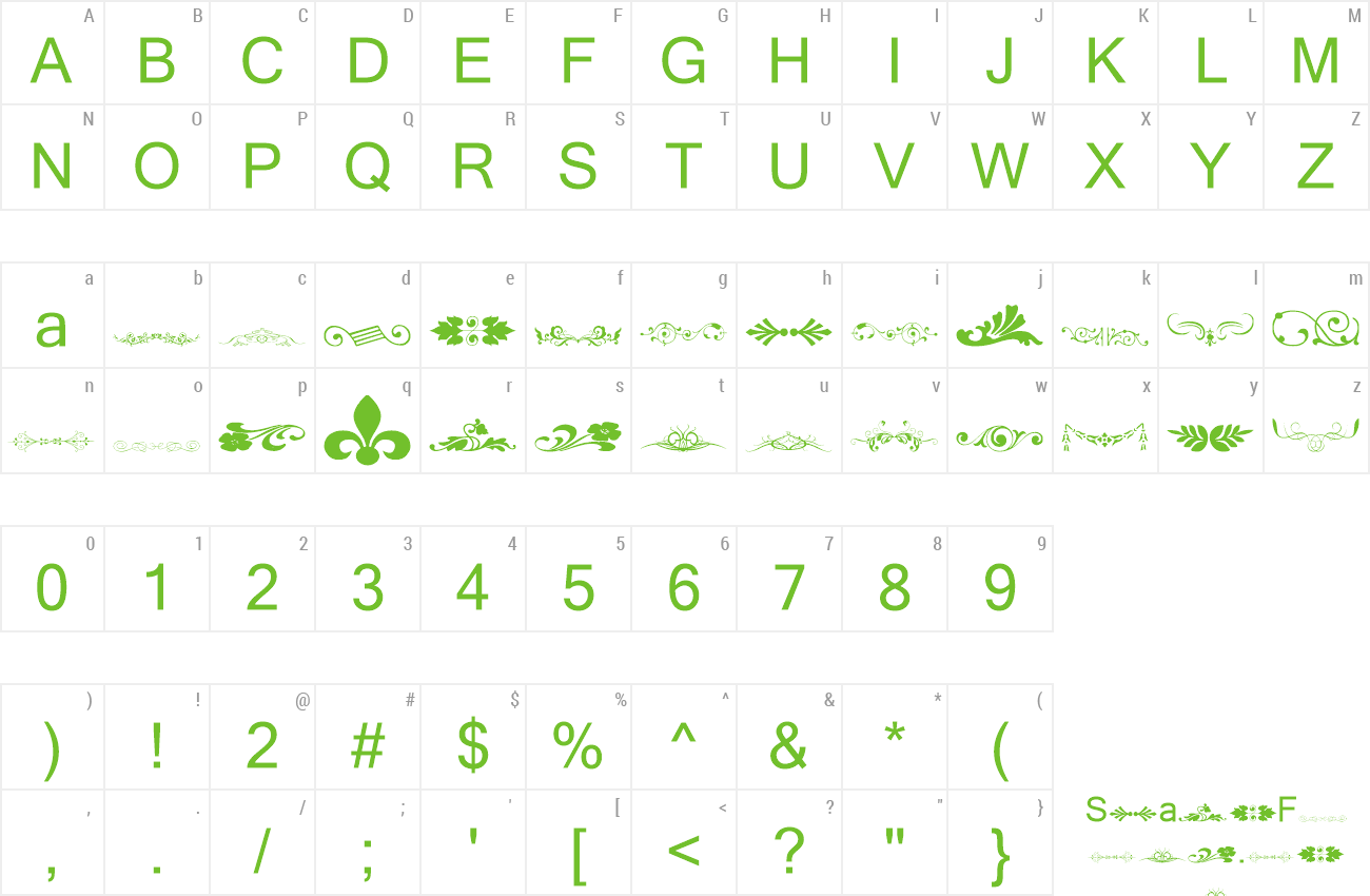 Font Vintage Decorative Signs 12 preview