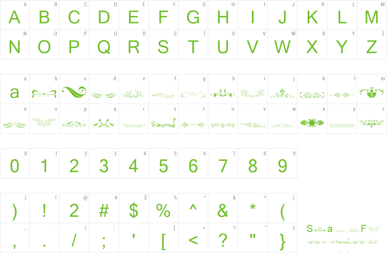 Font Vintage Decorative Signs 13 preview