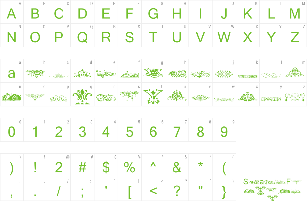 Font Vintage Decorative Signs 16 preview