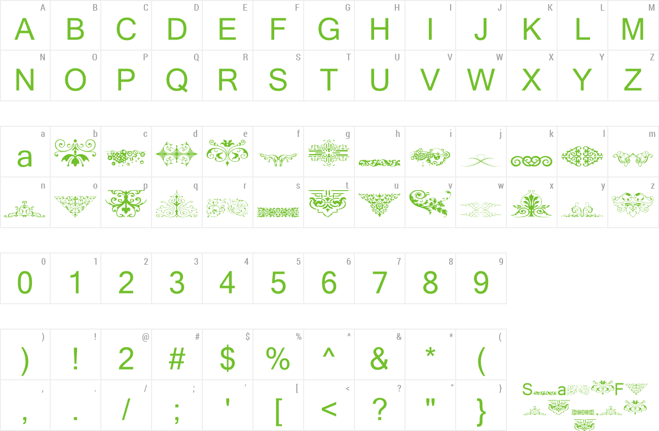 Font Vintage Decorative Signs 19 preview