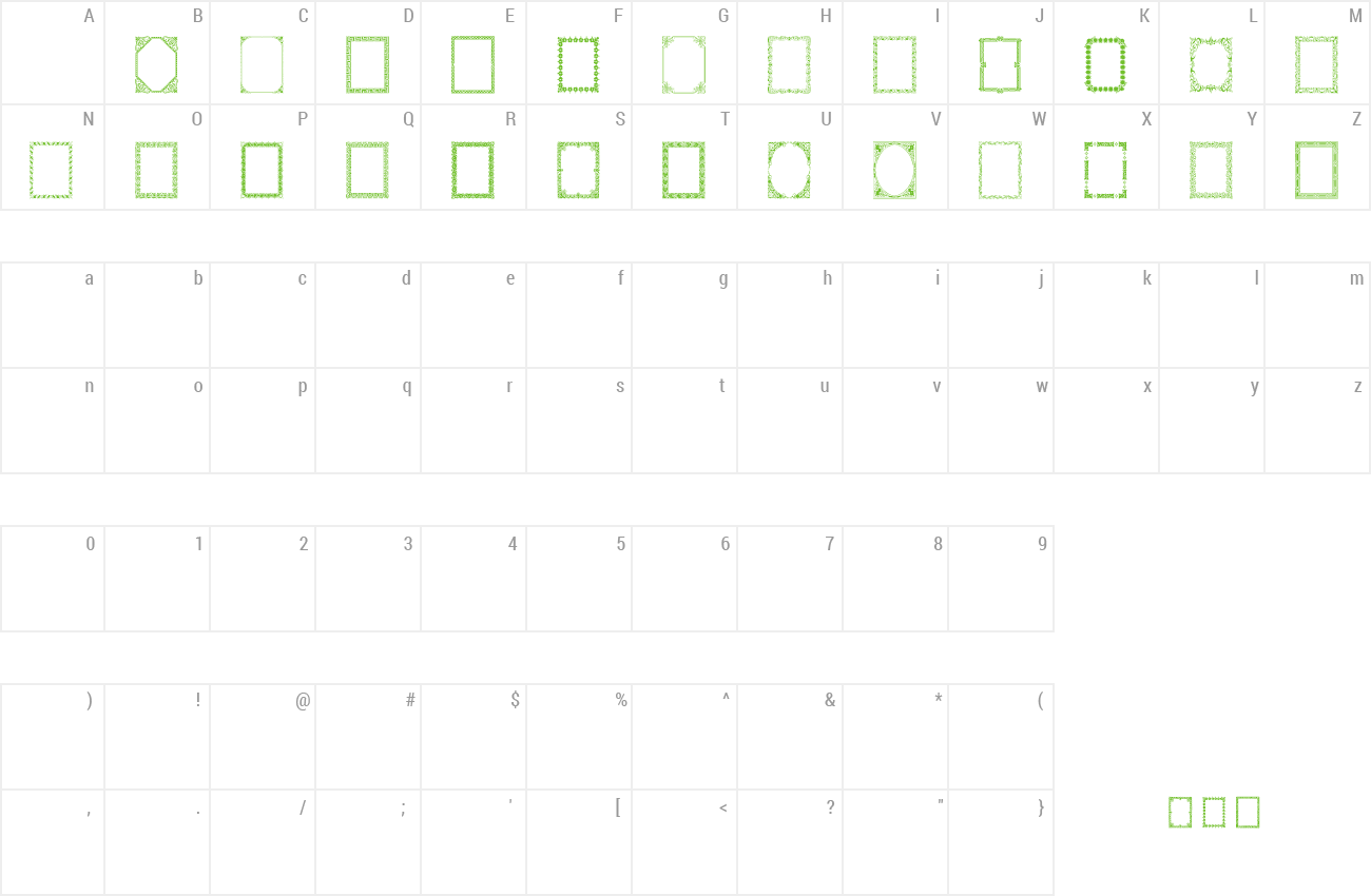 Font Vintage Frames_21 preview