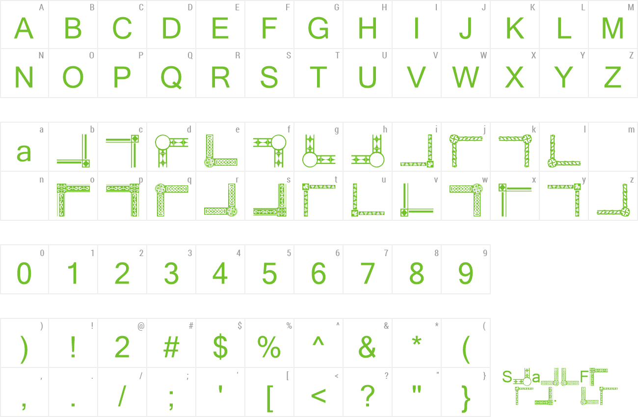 Font Vintage Decorative Corners 20 preview