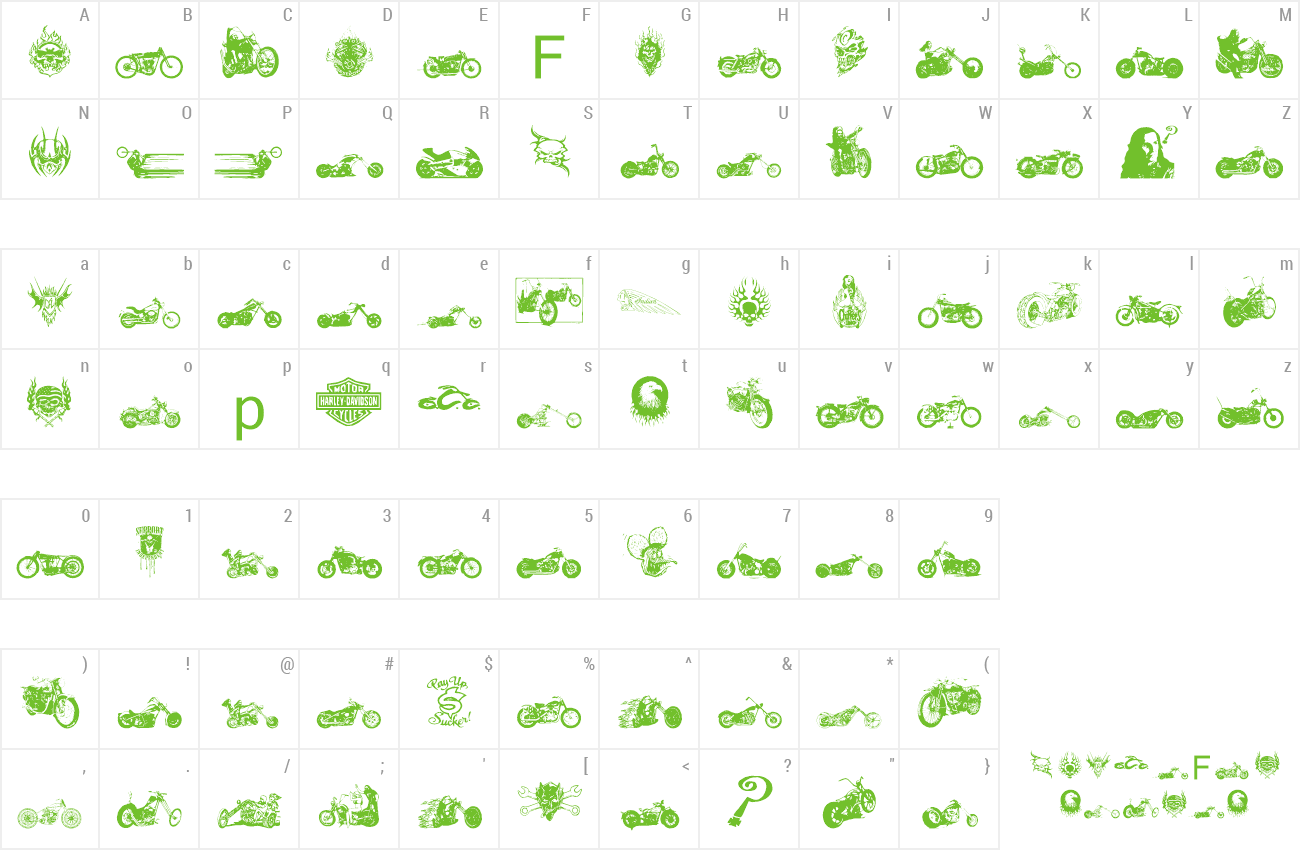 Font Choppers for Life preview