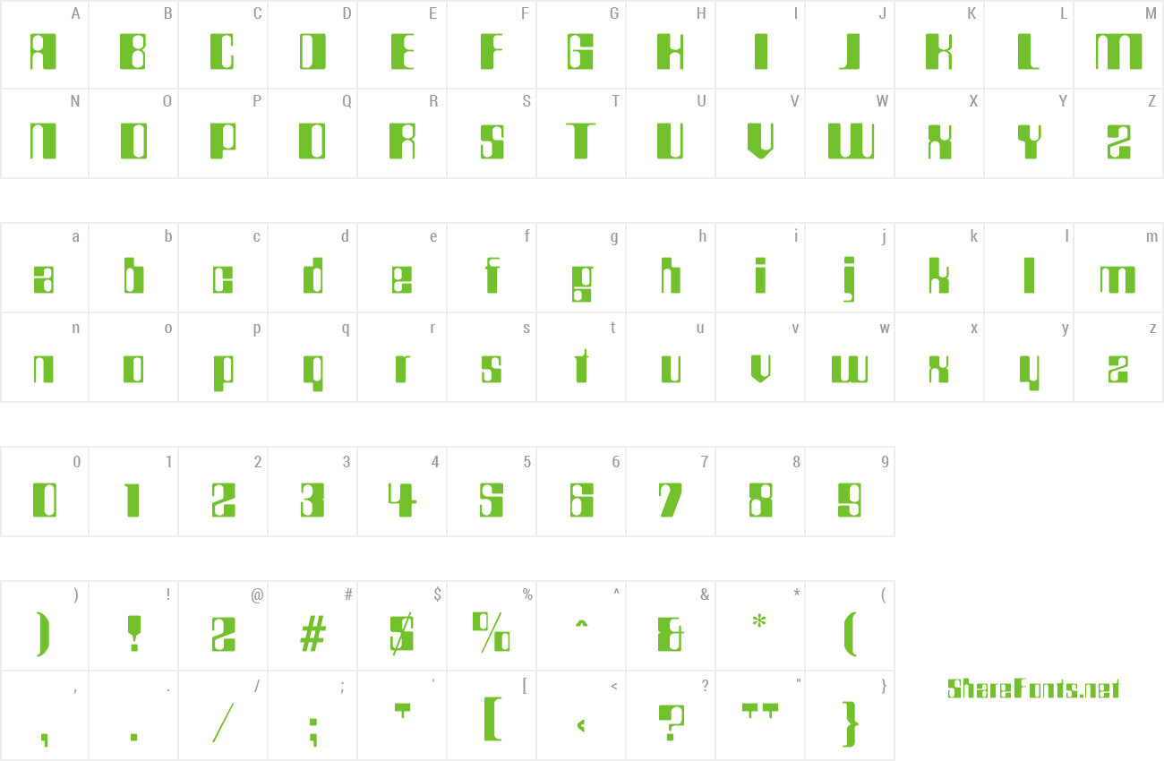 Font Compstyle preview