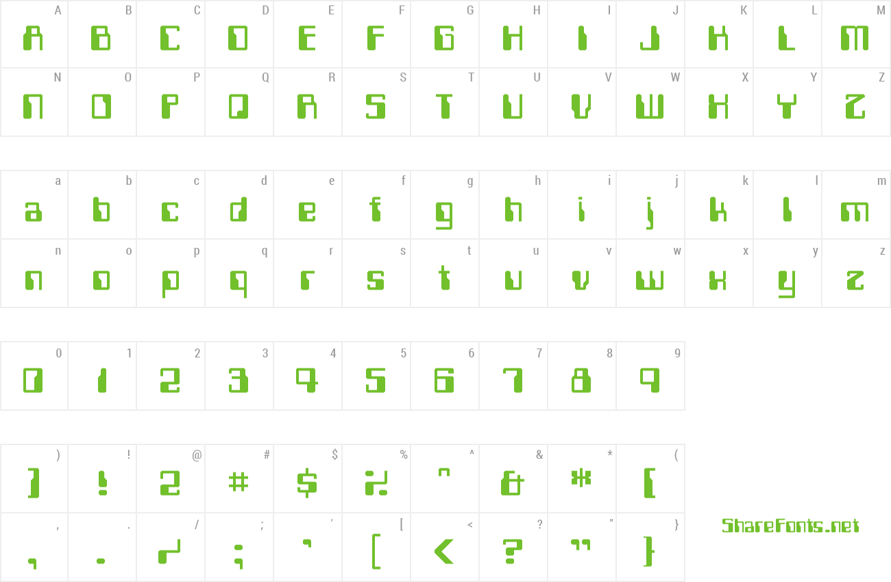 Font Computerfont preview