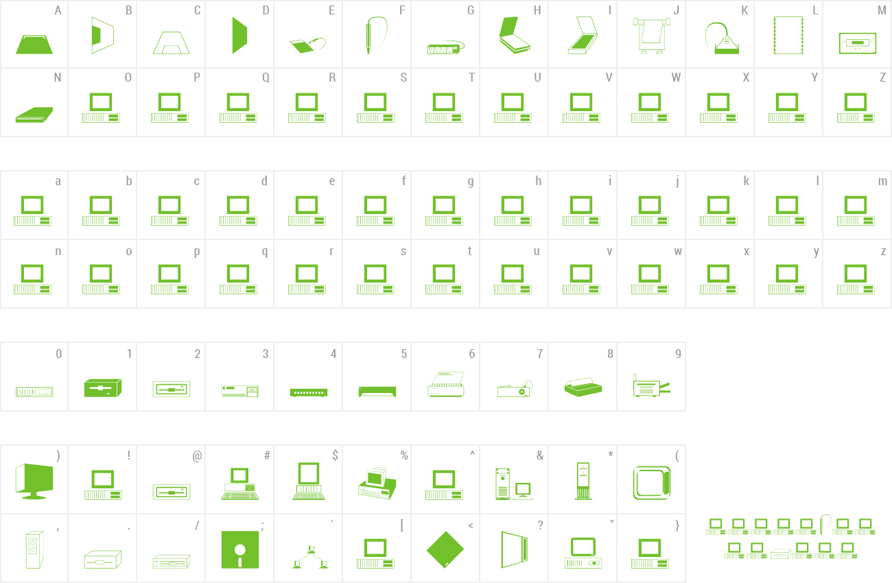 Font Computers preview