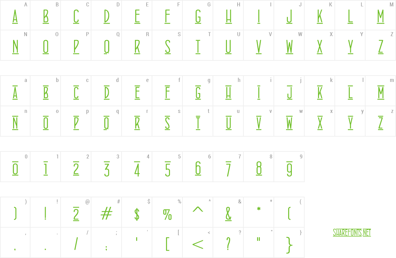 Font ConcursoItalian BTN Lined preview