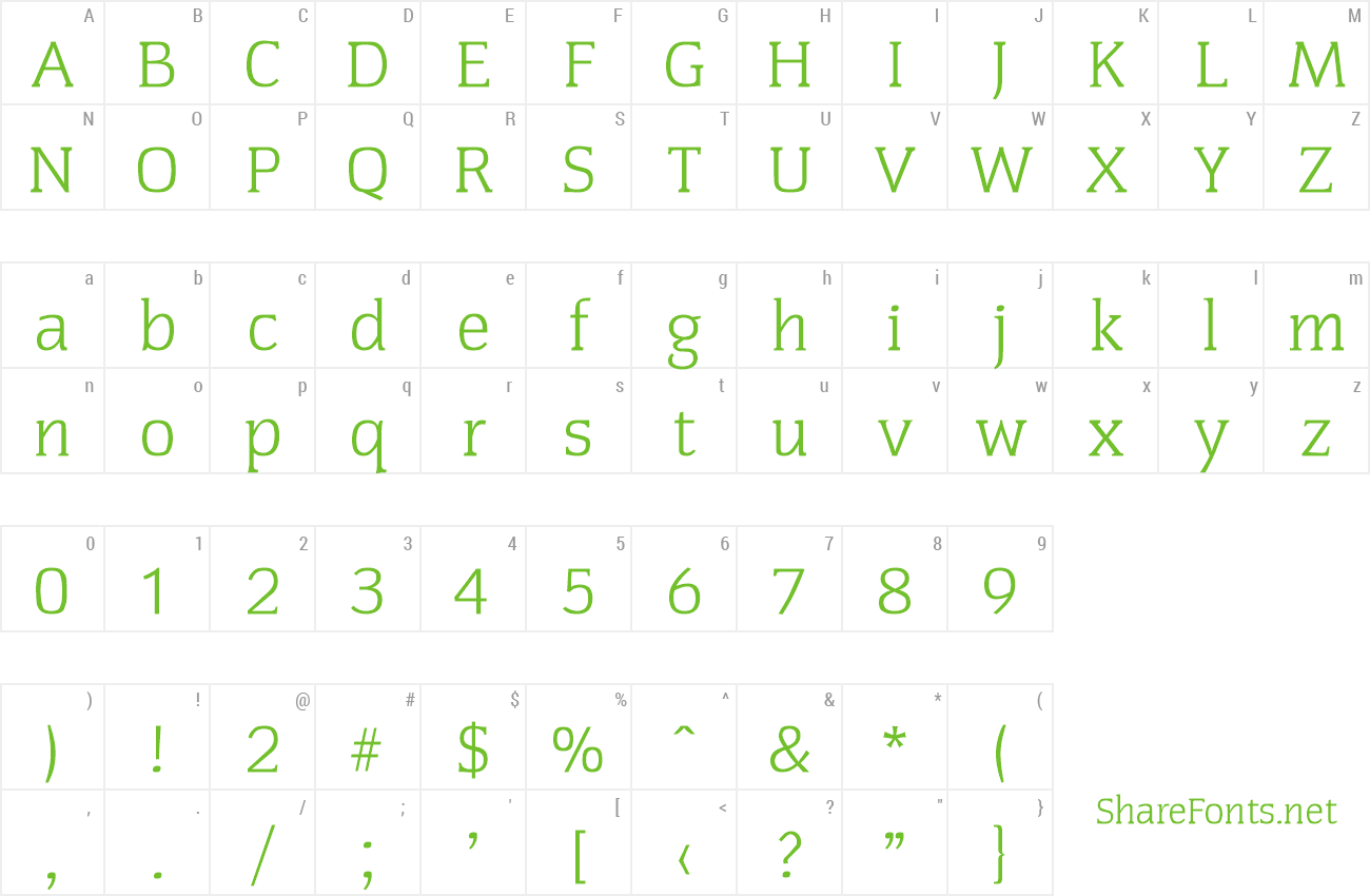 Font Congress-Light preview