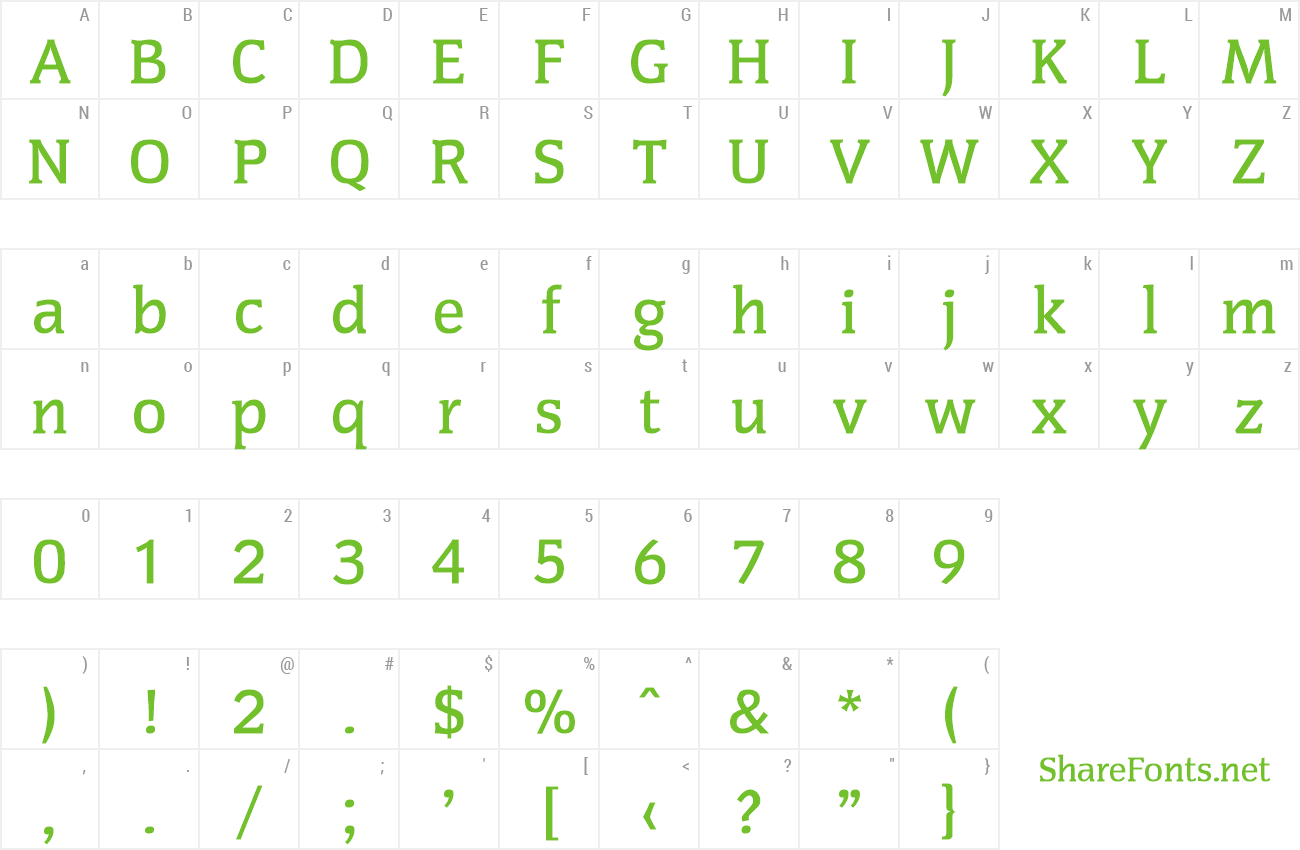 Font Congress-Medium preview