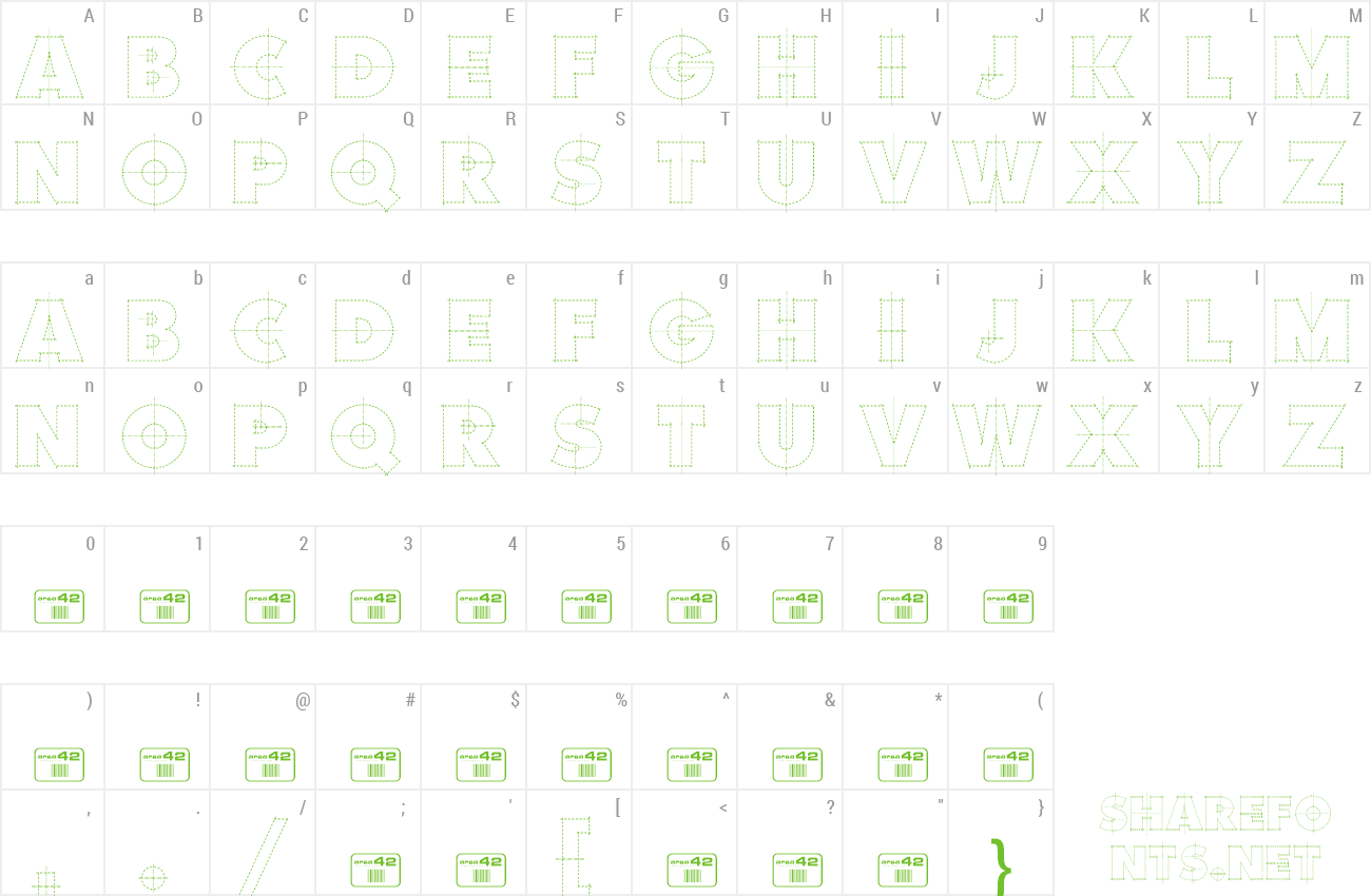 Font Constructivo Demo preview