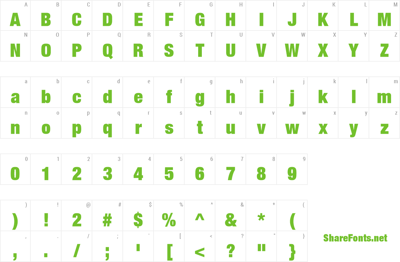 Font Context Reprise ExtraBlack SSi preview