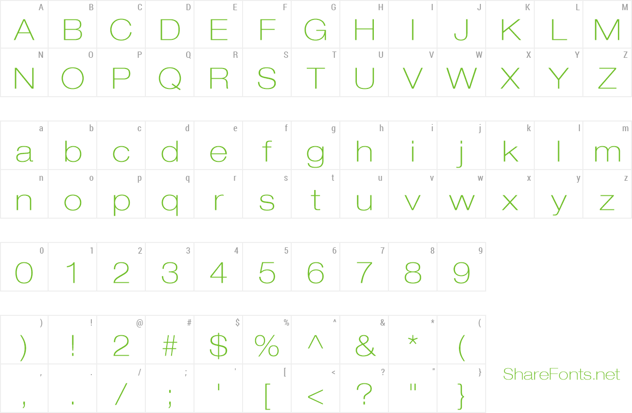 Font Context Reprise ThinExp SSi preview