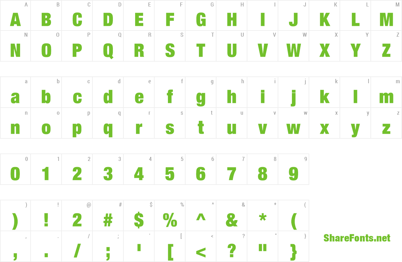 Font Context Reprise UltraCond SSi preview