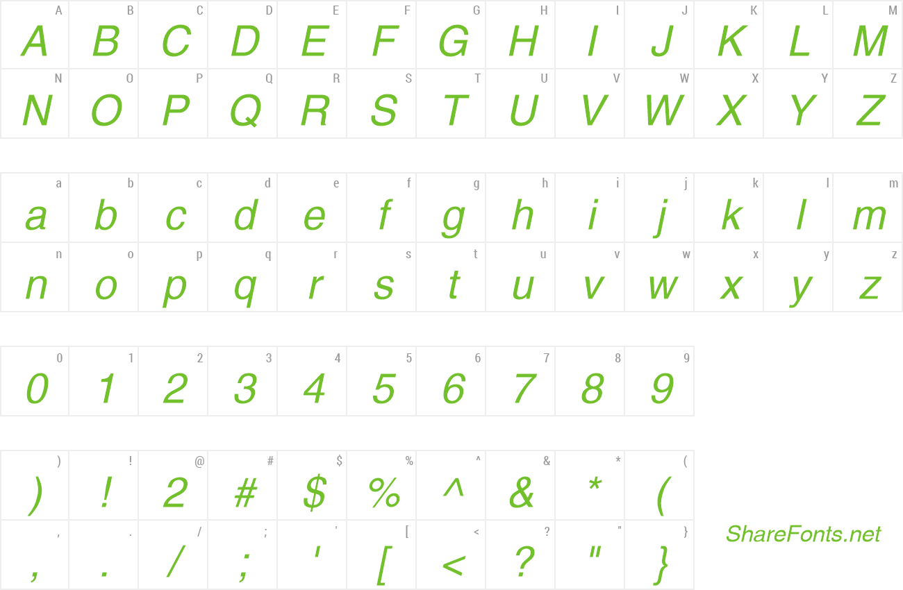 Font Context SSi preview