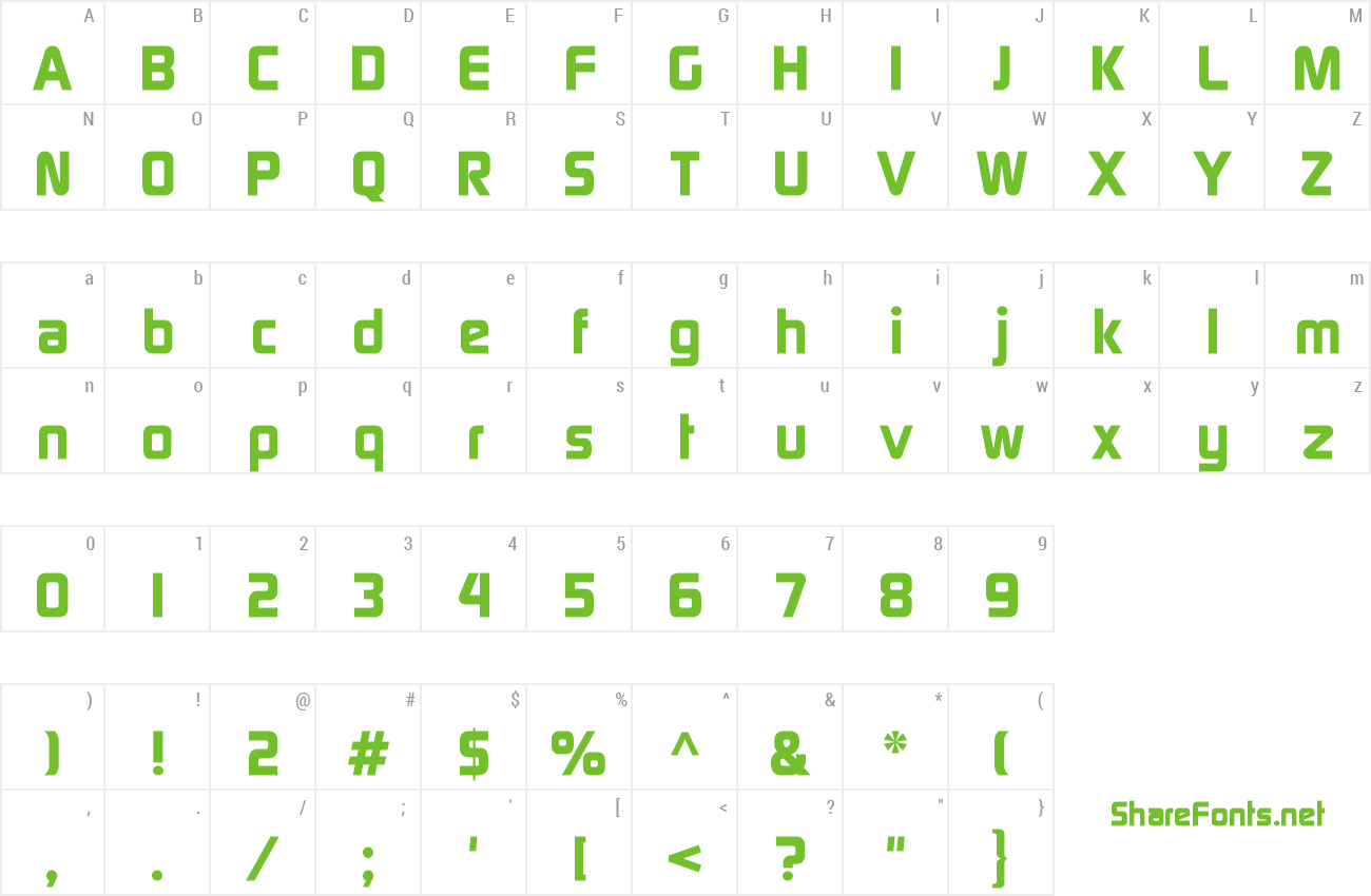 Font Continuum Bold preview