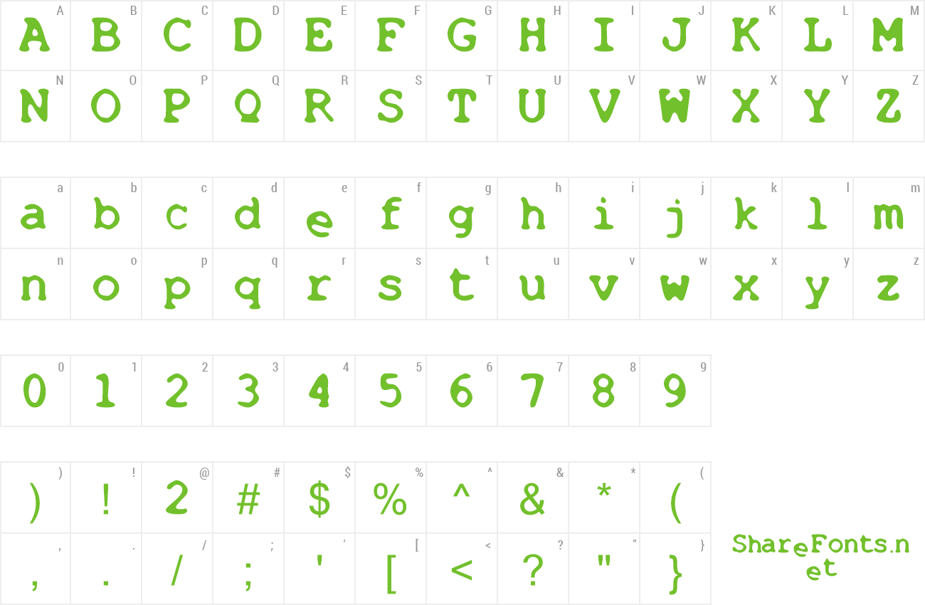 Font Cookie Mouth preview