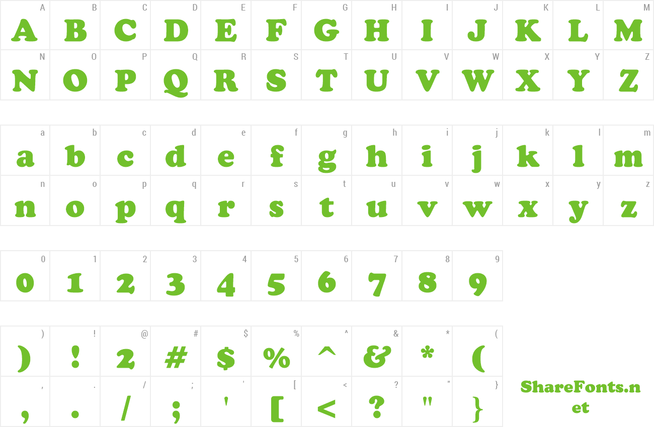 Font Cooper Blk BT preview