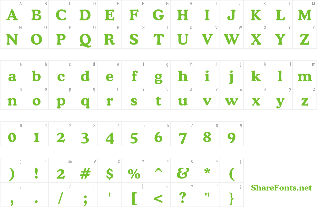 Font Cooper Lt BT preview