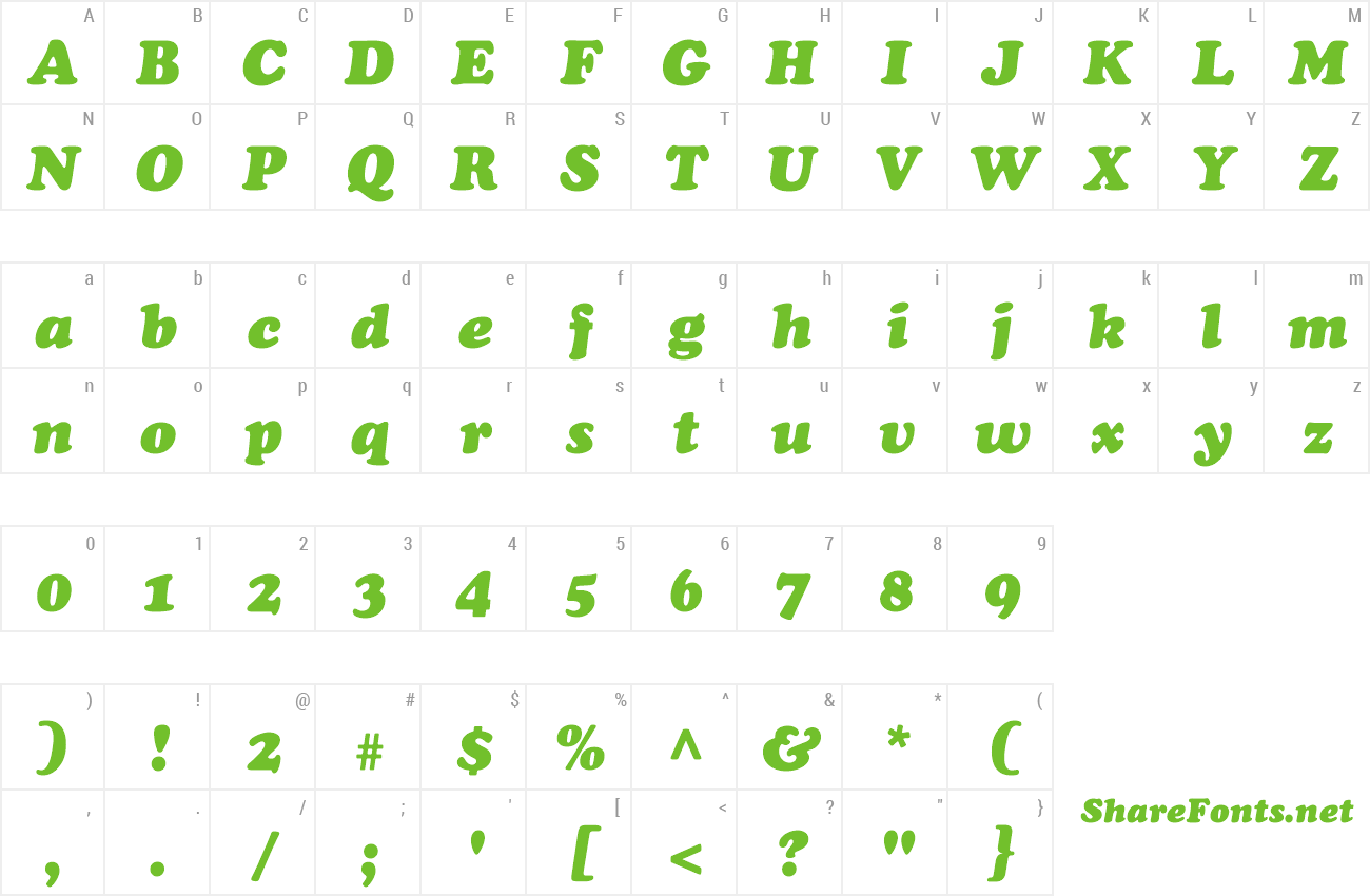 Font Cooper Rus preview