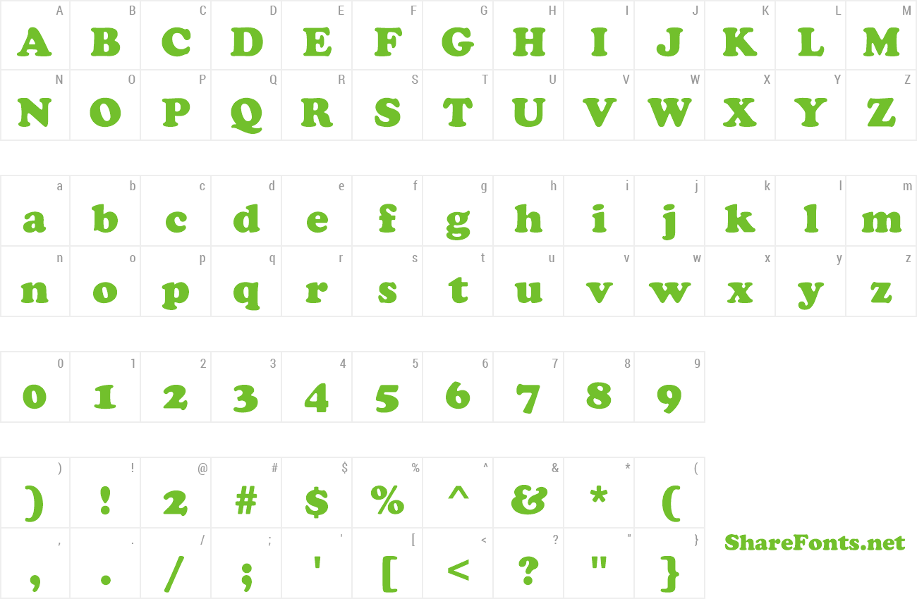 Font Cooperman preview