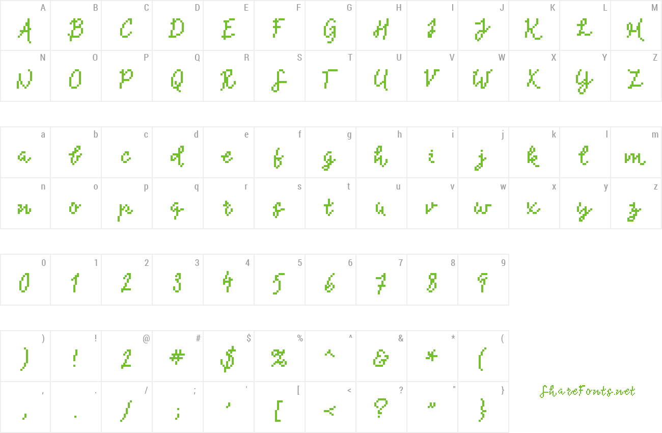 Font Bonefish preview