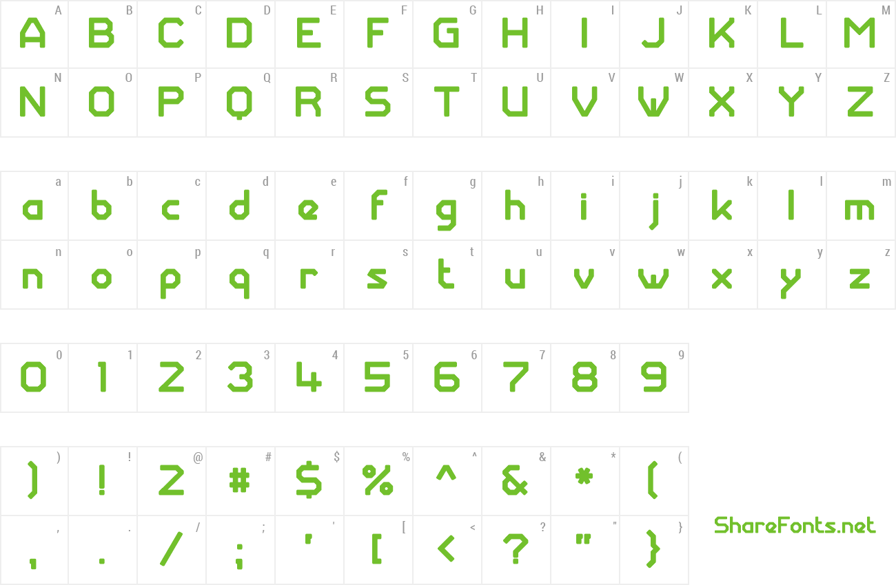 Font Giant Robot Army preview