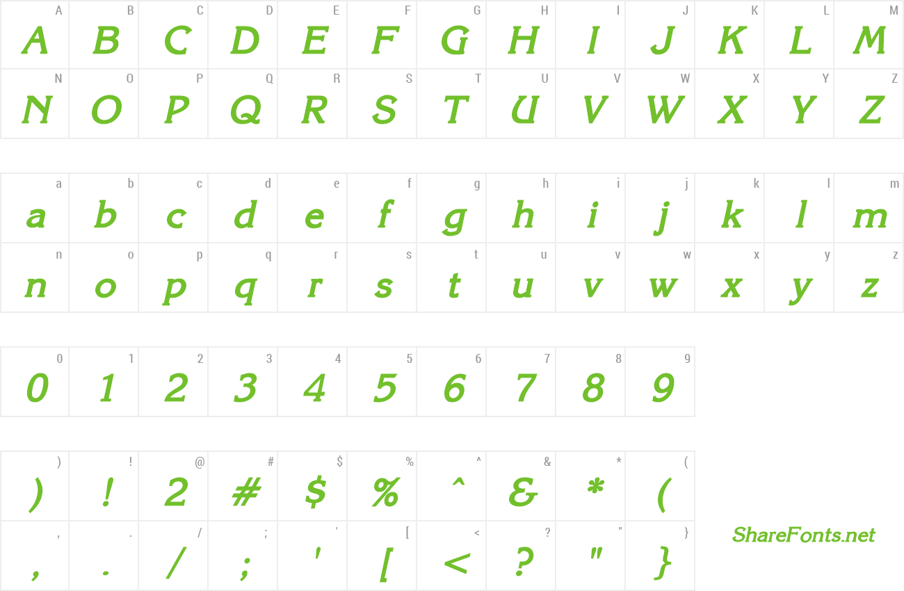 Font KarinaC preview