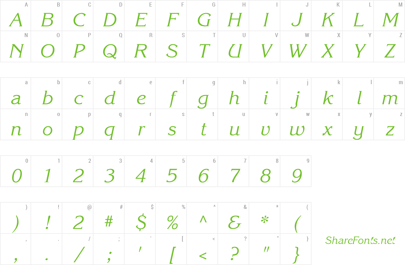 Font KarlaJohnson5 preview