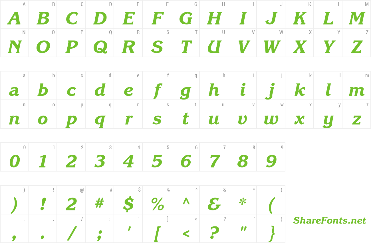 Font KarlaJohnson7 preview