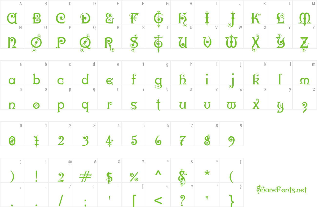 Font Karnac One preview