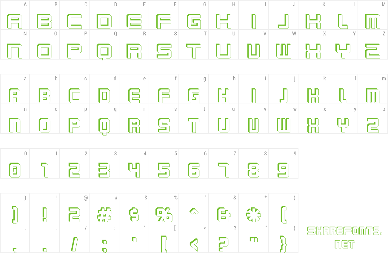 Font Karnivore Four preview