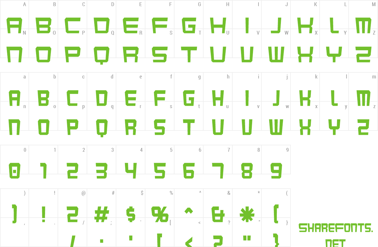 Font Karnivore Kluster preview