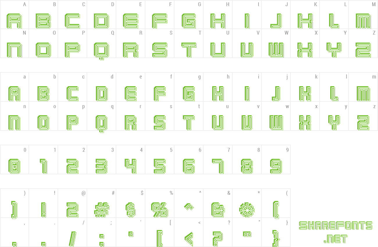 Font Karnivore Stack preview