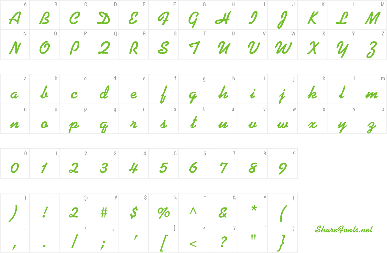 Font Kaufmann-Bold preview