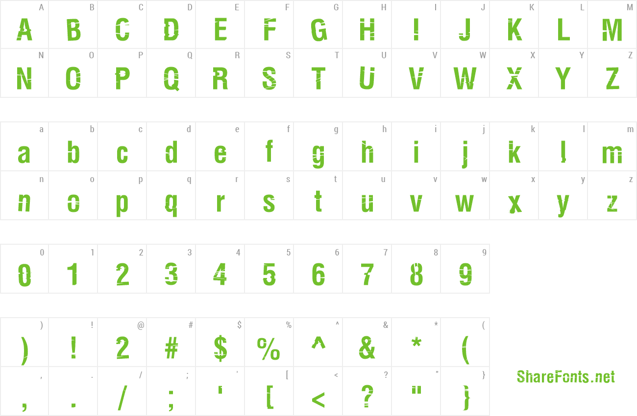 Font Keetano Katana preview