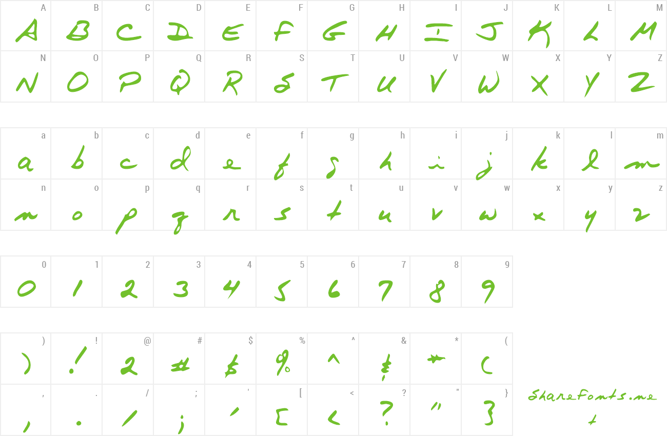 Font Kendaia preview