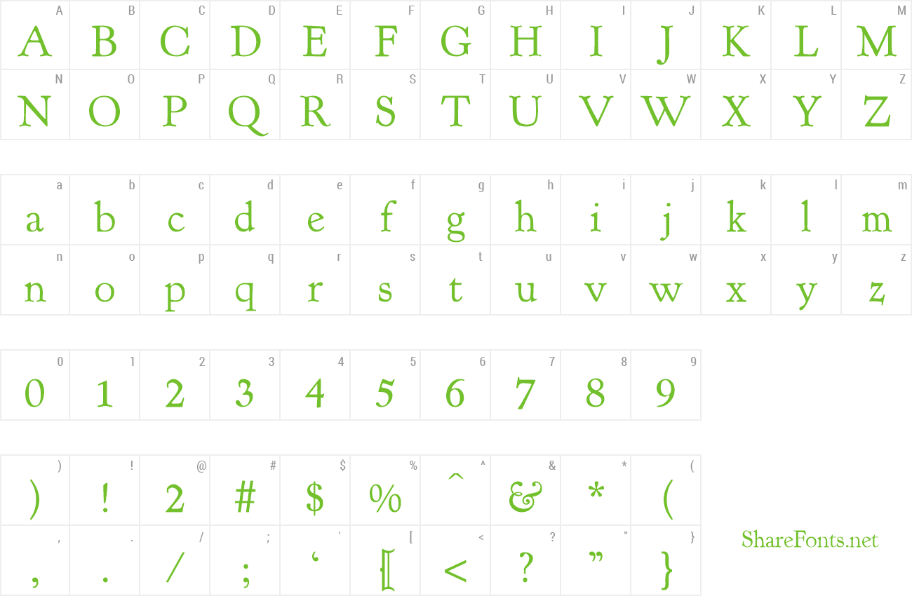 Font KennedyDB preview