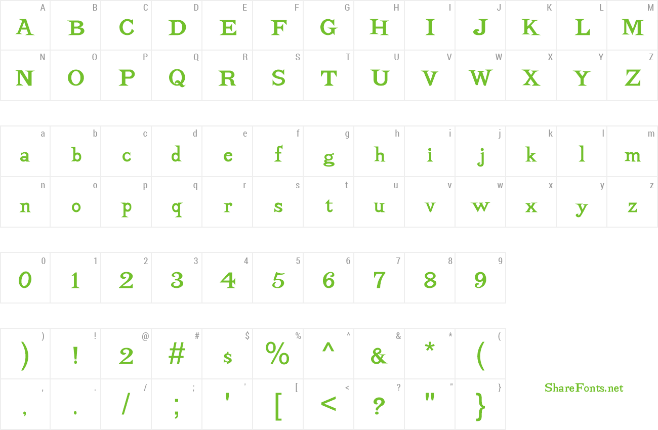 Font KenOnHoliday preview