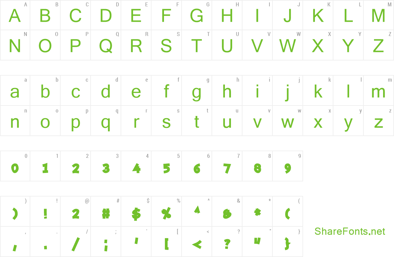 Font Keshet Black preview