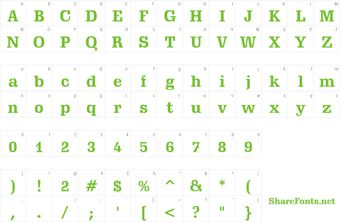schadow bt normal font
