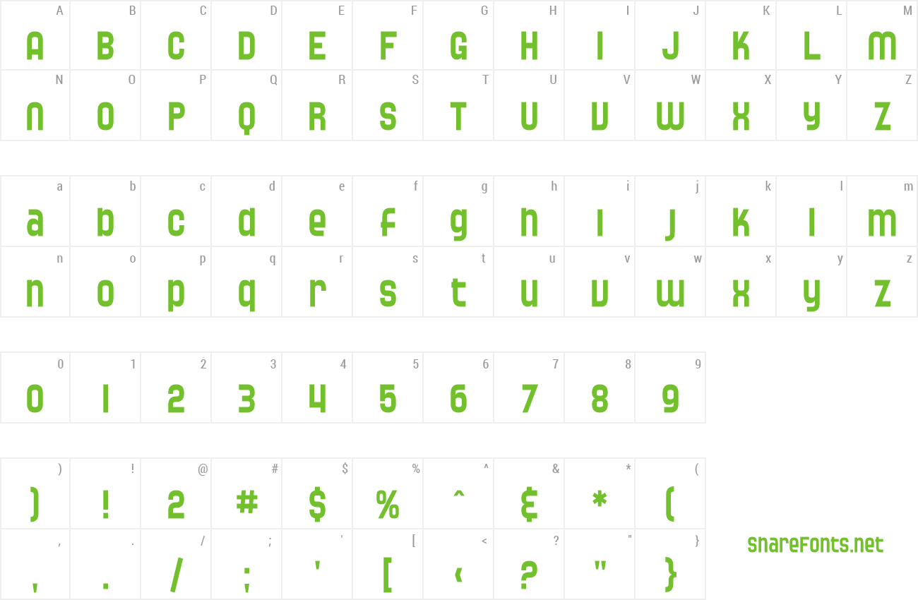 Font SF Speedwaystar Condensed preview